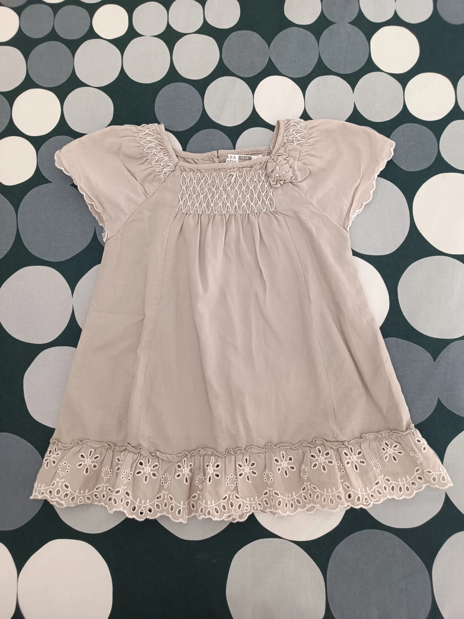 Vestido | Robe Bordado Zara 🌸 12‑18 meses